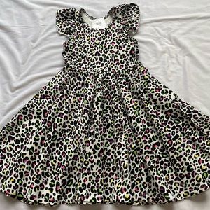 NWT size 6 girls leopard print dress